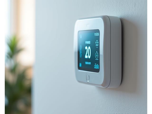 Sistem kawalan HVAC pintar dengan thermostat digital